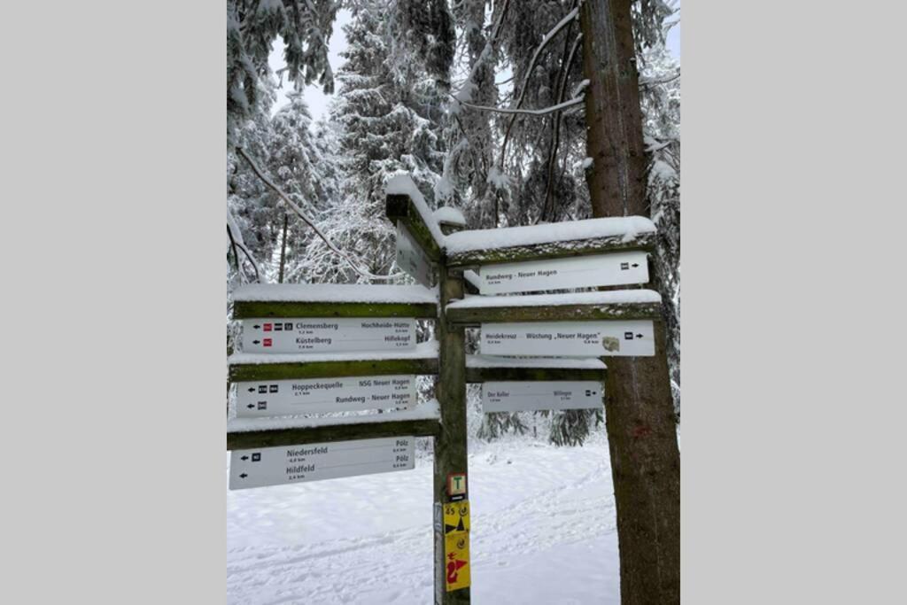 Zeit Fuer Dich Am Bergelchen, Winterberg Apartment ภายนอก รูปภาพ